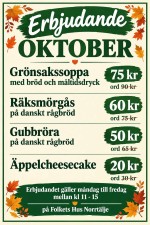 Affisch: Oktobererbjudande