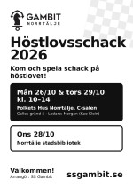 Affisch: Höstlovsschack hos oss