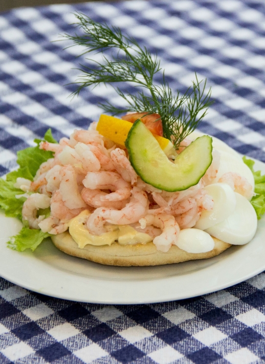 Fräscha smörgåsar i caféet